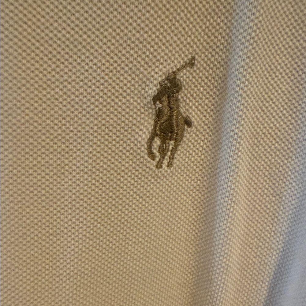 Polo by Ralph Lauren Men's White Long Sleeve Polo - Picture 3 of 4